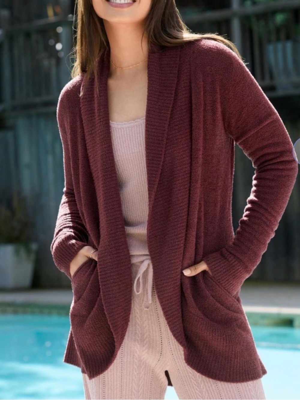 Barefoot Dreams CozyChic Lite Circle Cardi Size S